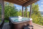 Soak the day away in your private hot tub 